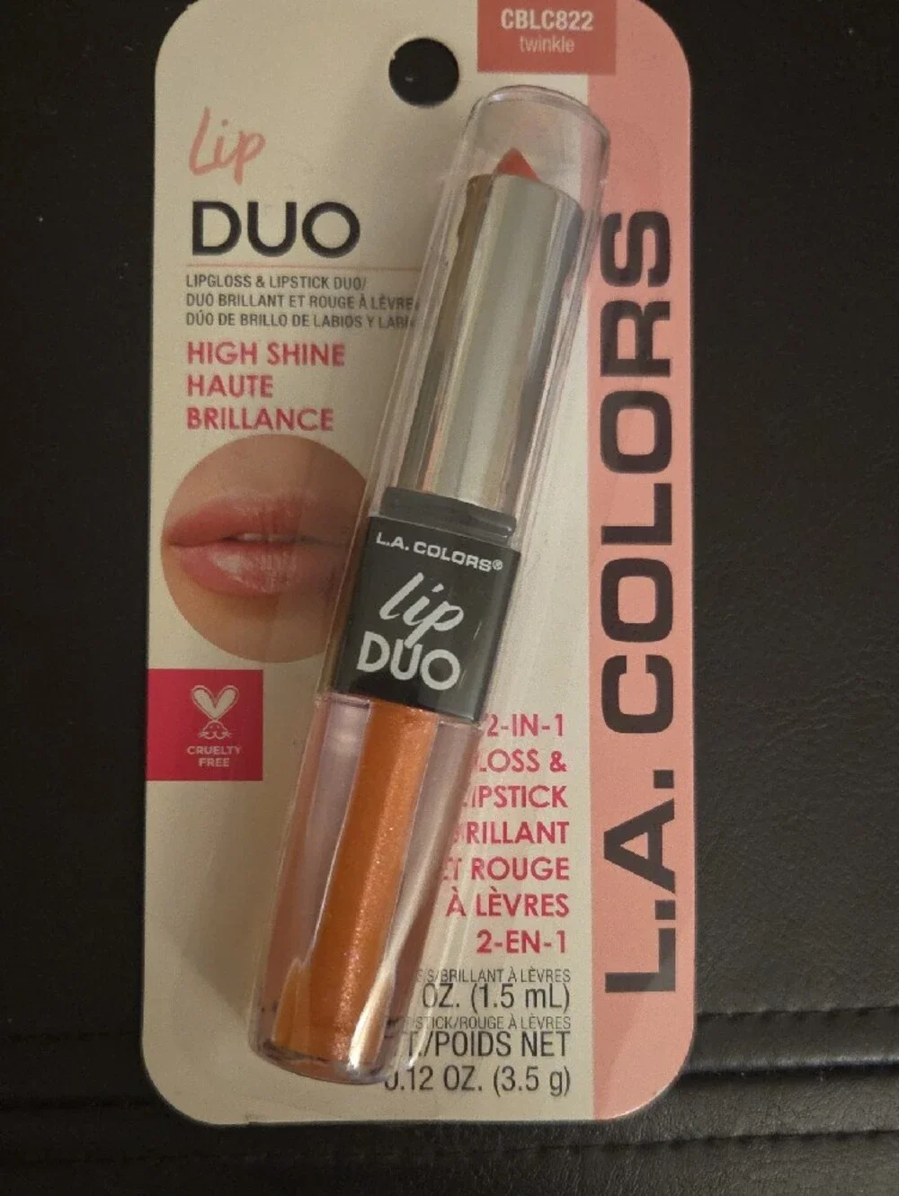 L.A. Colors Eyeshadow & Lip Duo Set Smoky Tones, Dreamy Mauves, Green, Peach NIP